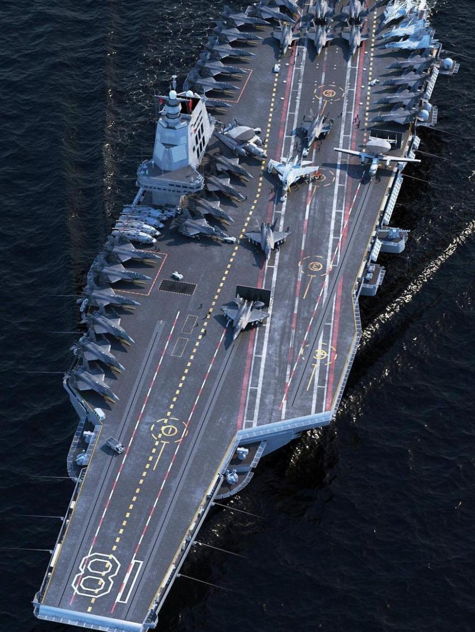 美国福特号航母究竟有多大？把它和福建号放一起比就明白了- 军事快讯- 英国海外新闻- 英国海外生活网-英国华人网络社区平台